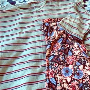 Lularoe Irma with OS leggings